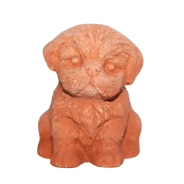 Cagnolino barboncino in terracotta