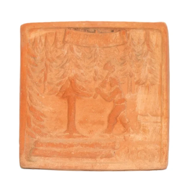 Il Boscaiolo in terracotta