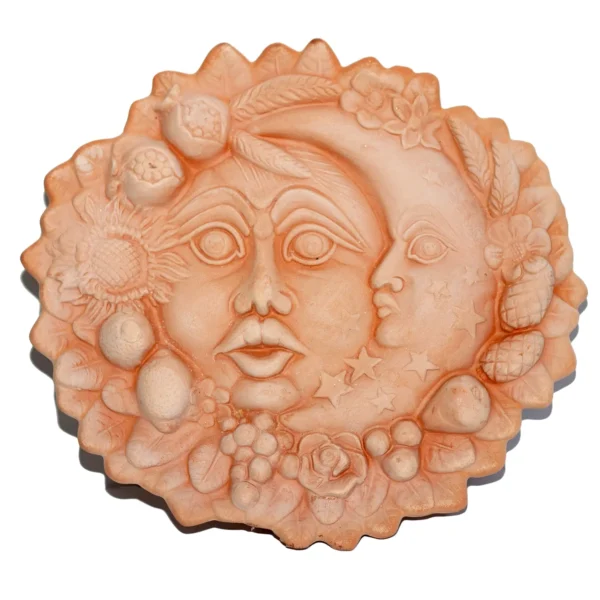 Il Sole e la Luna Eclissi in terracotta