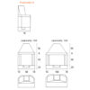 CAMINETTO FRONTALE REFRATTARIO - Prof. 70 Larg. 100 - immagine 3